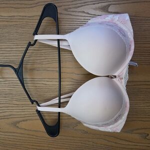 Women's Pink Lace Bra